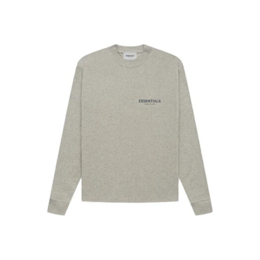 Fear of God Essentials Core Collection L/S T-shirt Dark Heather Oatmeal