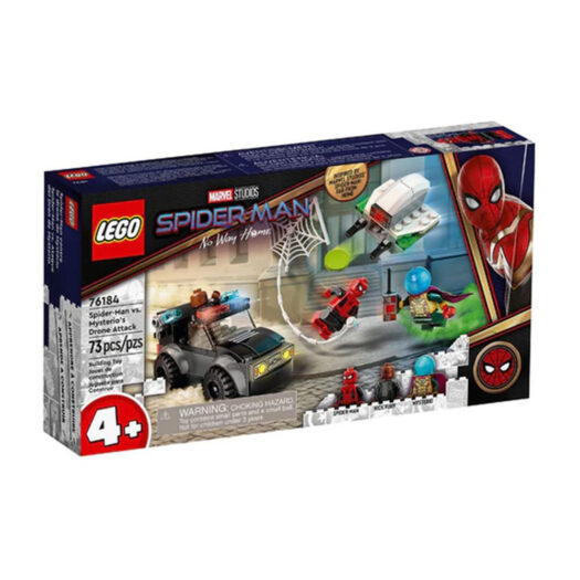 LEGO Marvel Spider-Man No Way Home Spider-Man VS. Mysterio's Drone Attack Set 76184