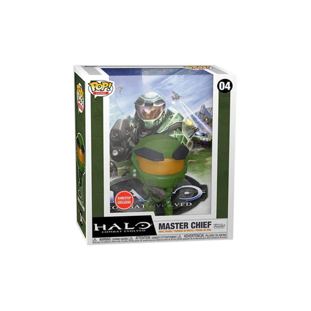 Funko Pop! Games Halo Combat Evolved Master Chief GameStop Exclusive Figure #04