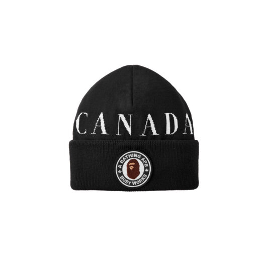 BAPE x Canada Goose x Concepts Toque Beanie Black