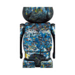 Bearbrick Jackson Pollock Studio 100% & 400% Set Chrome Ver.