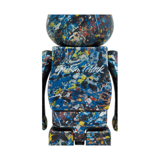 Bearbrick Jackson Pollock Studio 1000% Chrome Ver.