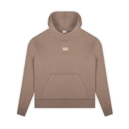 Beautiful Struggles Small Logo Oversized Fit Hoodie Taupe