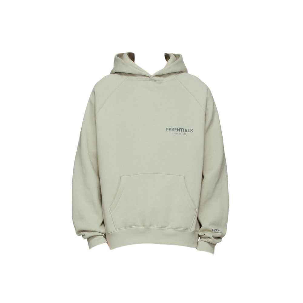 Fear of God Essentials SSENSE Exclusive Pullover Hoodie ConcreteFear of ...
