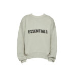 Fear of God Essentials SSENSE Exclusive Pullover Sweater Concrete