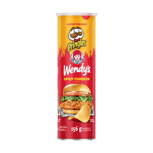 Pringles* Wendy's® Spicy Chicken Flavour Potato Chips 156g