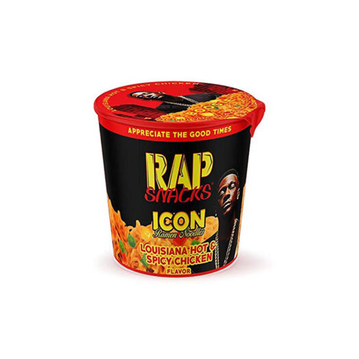 Rap Snacks Featuring Hip-Hop Stars Ramen Noodles Boosie Louisiana Hot & Spicy Chicken