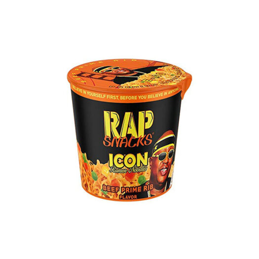 Rap Snacks Featuring Hip-Hop Stars Ramen Noodles E-40 Beef Prime Rib Ramen Noodles