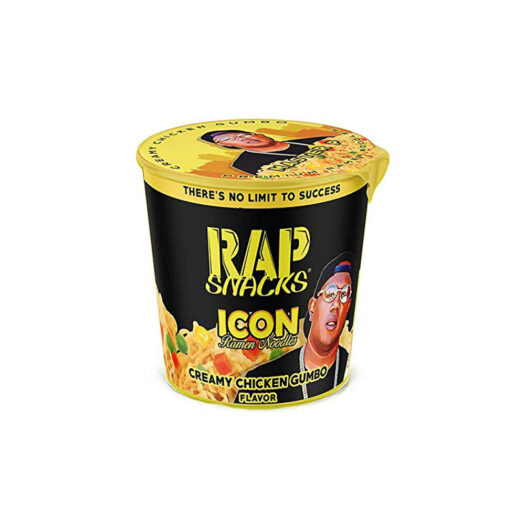 Rap Snacks Featuring Hip-Hop Stars Ramen Noodles (Pack of 12) (Master P, E-40, Boosie Variety Pack)
