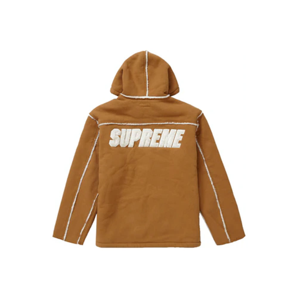 Supreme shearling outlet jacket