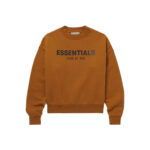 Fear of God Essentials Kids Mr. Porter Exclusive Logo-Print Cotton-Blend Jersey Sweatshirt Brown