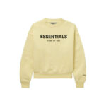 Fear of God Essentials Kids Mr. Porter Exclusive Logo-Print Cotton-Blend Jersey Sweatshirt Cream