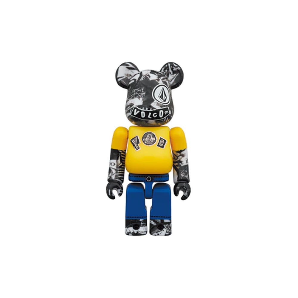 Bearbrick x Volcom 30th Anniversary 100% & 400% Set Yellow/Blue