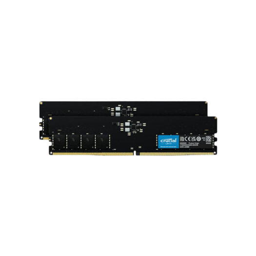 Crucial 64GB (2PK x 32GB) DDR5-4800 UDIMM Desktop Memory Kit CT2K32G48C40U5