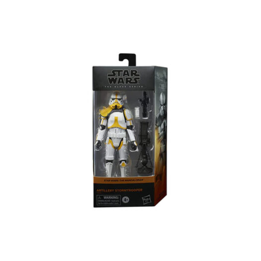 Hasbro Star Wars The Black Series The Mandalorian Artillery Stormtrooper (Amazon Exclusive) Action Figure White & Yellow