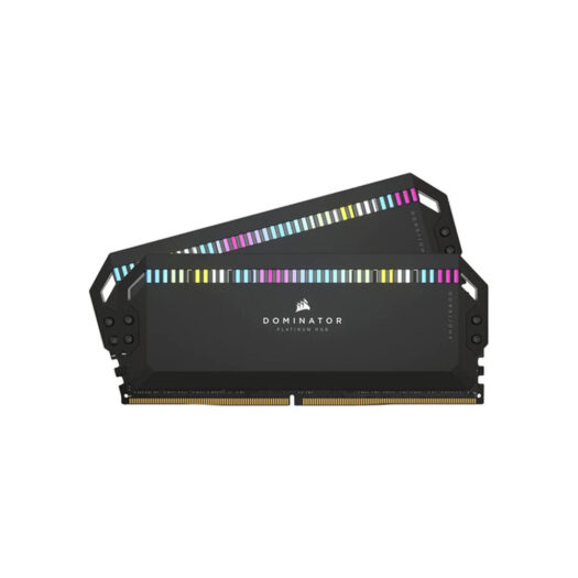 Corsair Dominator Platinum 32GB (2PK x 16GB) 5200MHz CL40 DDR5 DIMM Desktop Memory Kit CMT32GX5M2B5200C40 Black