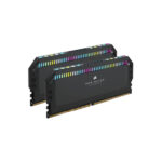 Corsair Dominator Platinum 32GB (2PK x 16GB) 5200MHz CL40 DDR5 DIMM Desktop Memory Kit CMT32GX5M2B5200C40 Black