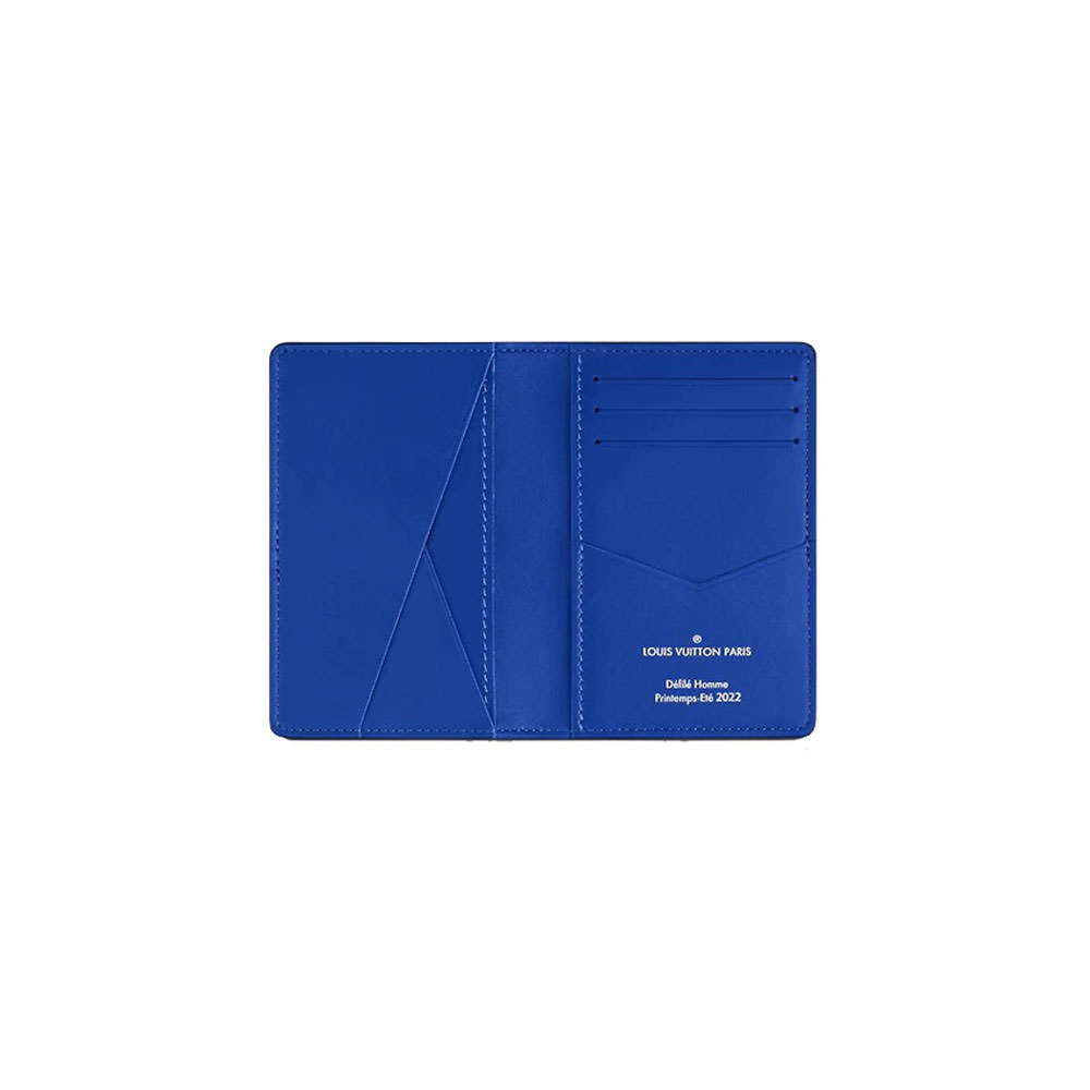 Louis Vuitton, Bags, Louis Vuitton Taurillon Illusion Pocket Organizer  Bleu Rose