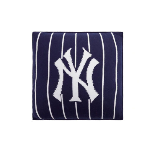 Kith & MLB for New York Yankees Pinstripe Knitted Throw Pillow Nocturnal