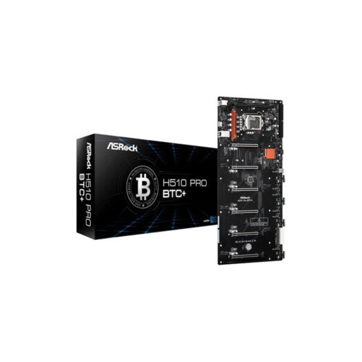 ASRock Intel H510 PRO BTC+ Cryptocurrency Mining Motherboard