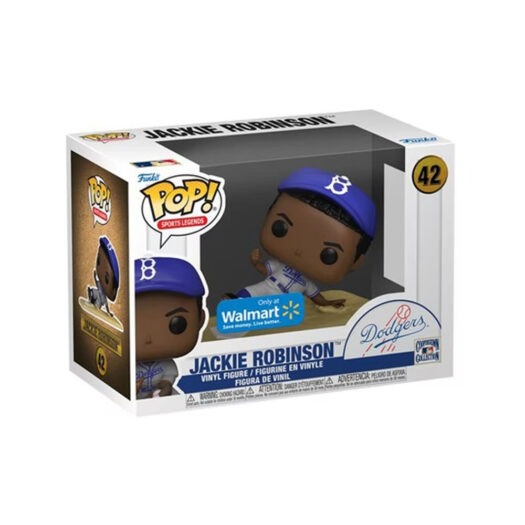 Funko Pop! Sports Legends Brooklyn Dodgers Jackie Robinson Walmart Exclusive Figure #42