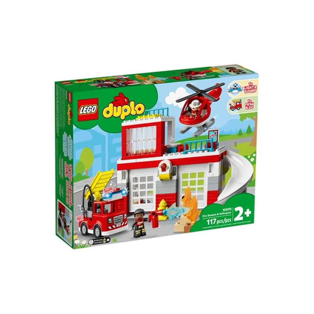 LEGO Duplo Fire Station Helicopter Set 10970LEGO Duplo Fire Station Helicopter Set 10970 OFour