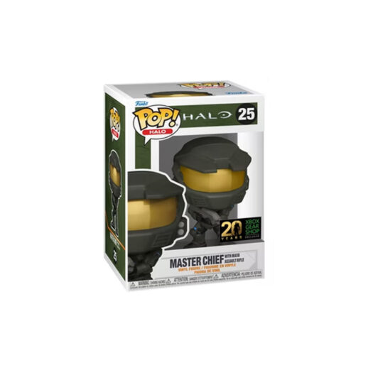Funko Pop! Halo Master Chief With MA5B Assault Rifle 20th Anniversary Xbox Gear Shop Exclusive Figure #25