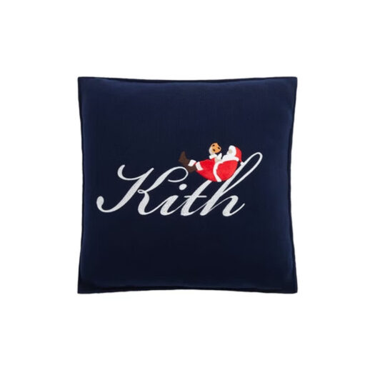 Kith Kithmas Knit Throw Pillow Nocturnal