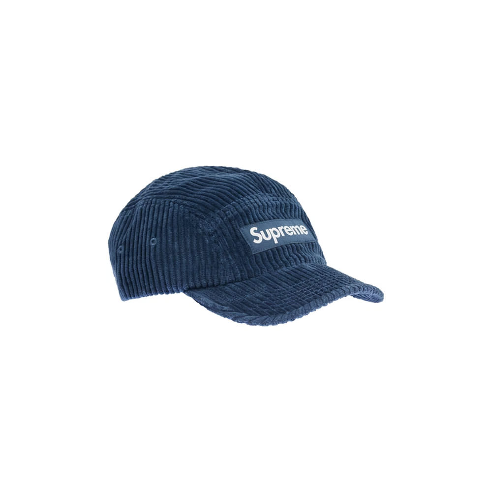 Supreme Corduroy Camp Cap Cap (SS22) Light NavySupreme Corduroy