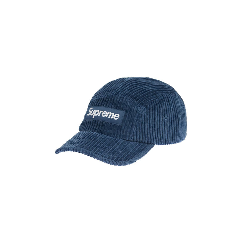 Supreme Corduroy Camp Cap Cap (SS22) Light NavySupreme Corduroy