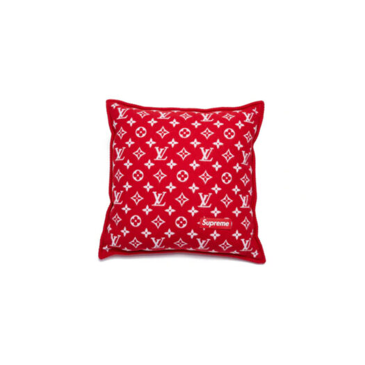 Supreme x Louis Vuitton Monogram Pillow Red