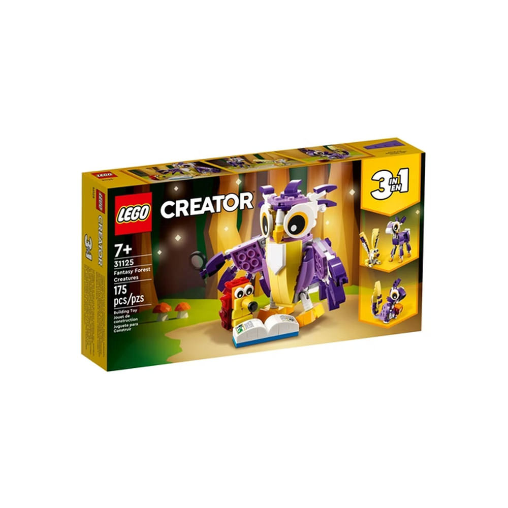 LEGO Creator 3 in 1 Fantasy Forest Creatures Set 31125LEGO Creator 3 in ...