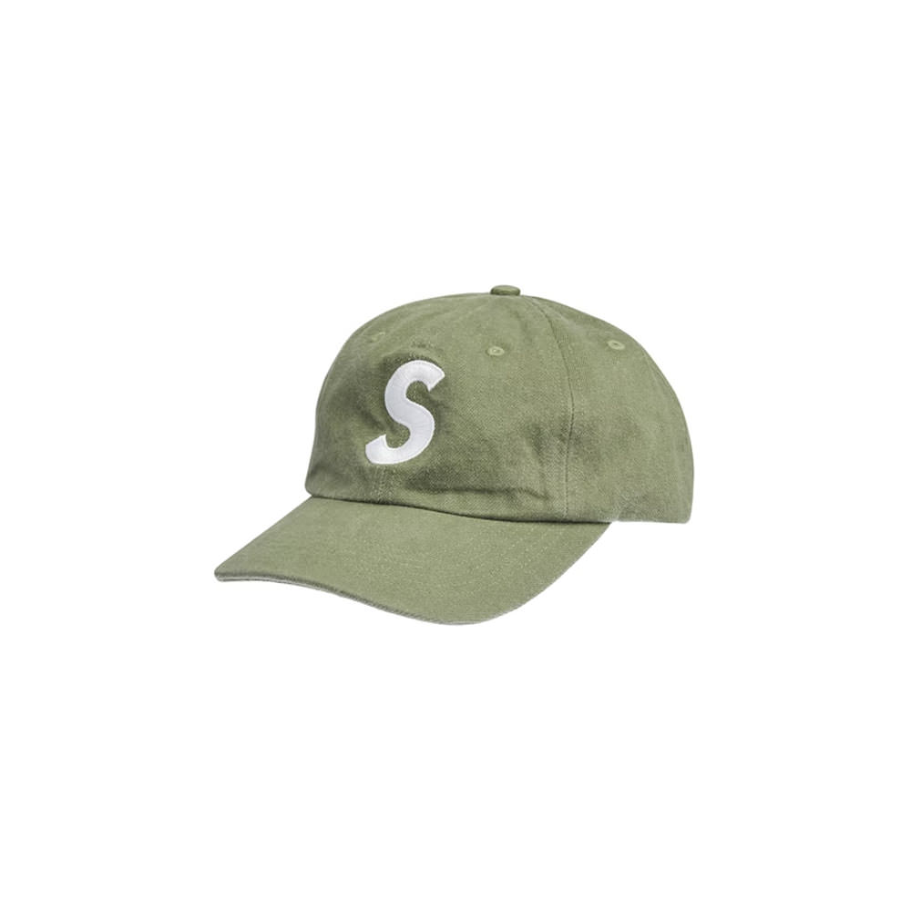 Supreme Kevlar Denim S Logo 6-Panel OliveSupreme Kevlar Denim S