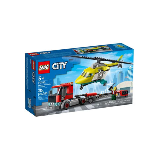 LEGO City Rescue Helicopter Transport Set 60343