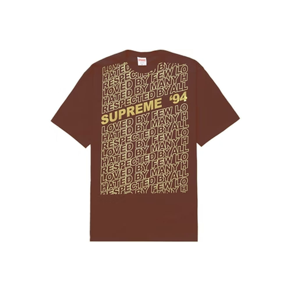 Supreme Respected Tee Brown