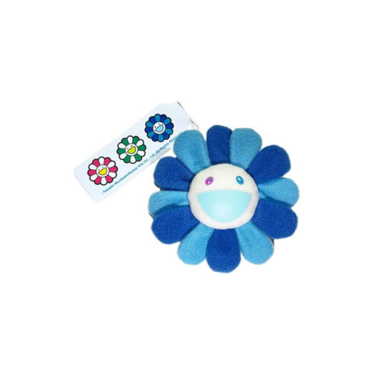Takashi Murakami Flower Keychain White/Blue