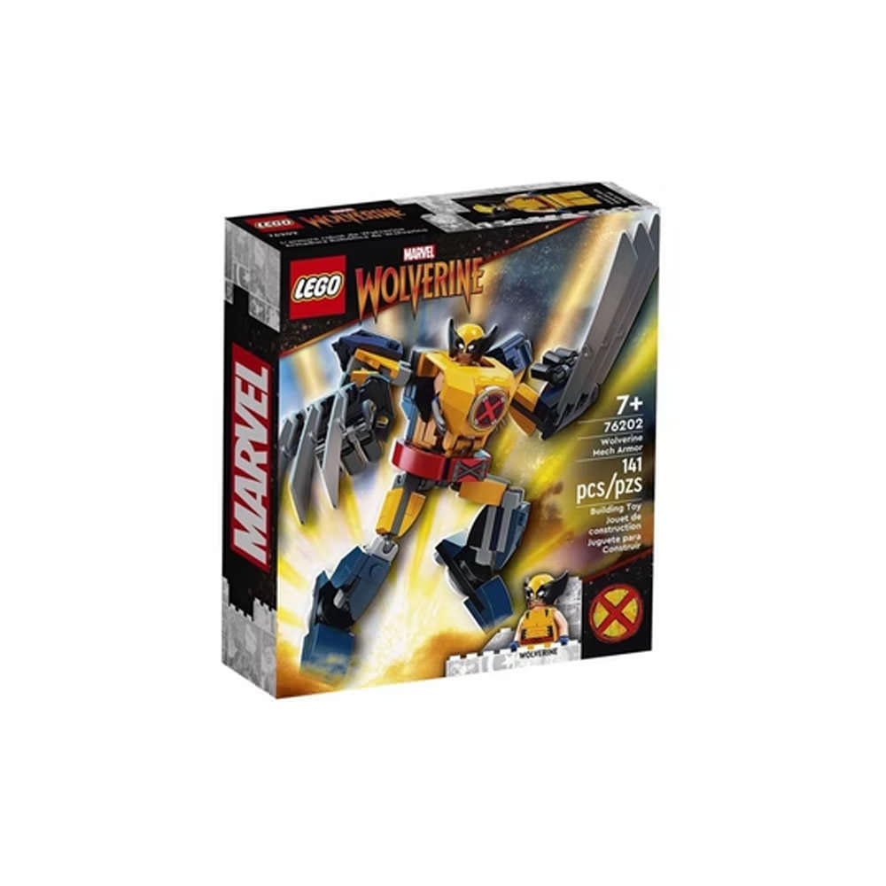 LEGO Marvel Wolverine- Wolverine Mech Armor Set 76202 Yellow