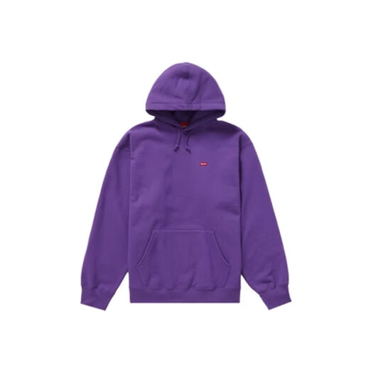 Supreme Small Box Hooded Sweatshirt (SS22) Purple