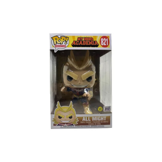 Funko Pop! Animation My Hero Academia All Might (Glow) Funimation Exclusive 10 Inch Figure #821