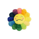 Takashi Murakami Flower Emoji Plush 5 30CM Rainbow/Yellow