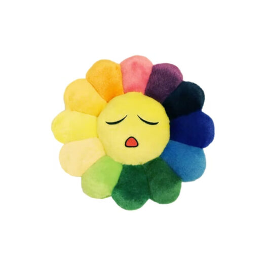 Takashi Murakami Flower Emoji Plush 5 30CM Rainbow/Yellow