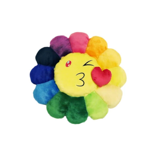 Takashi Murakami Flower Emoji Plush 1 60CM Rainbow/Yellow