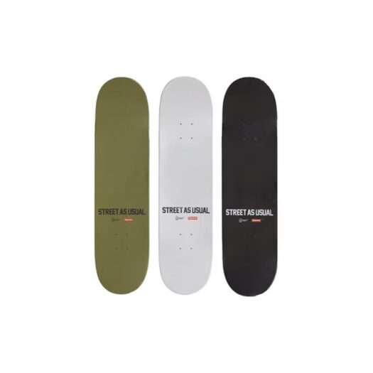 Louis Vuitton x Virgil Abloh Beige Monogram Maple Wood Skateboard
