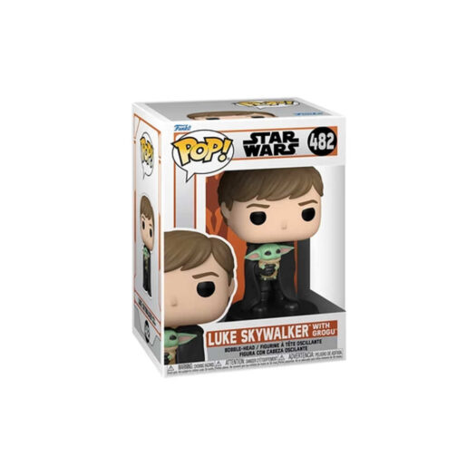 Funko Pop! Star Wars The Mandalorian Luke Skywalker With Grogu Figure #482