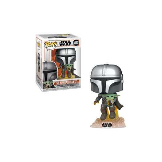Funko Pop! Star Wars The Mandalorian with the Child Figure #402