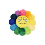 Takashi Murakami Flower Emoji Plush 2 60CM Rainbow/Yellow