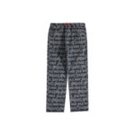 Supreme Fat Tip Jacquard Regular Jean Black