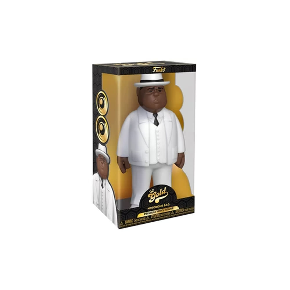 Funko Gold Notorious B.I.G. in White Suit 12 Inch Vinyl