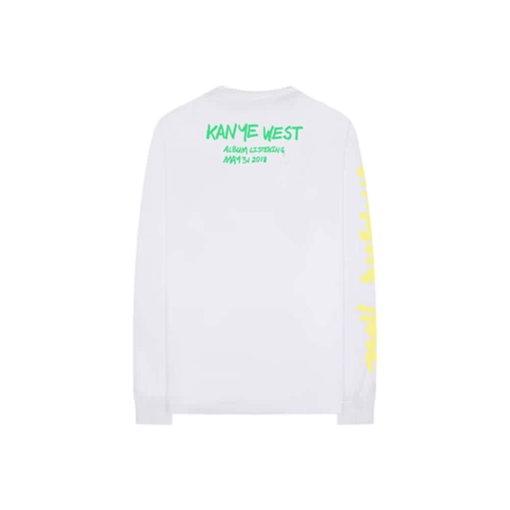 Kanye West Wyoming L/S Tee WhiteKanye West Wyoming L/S Tee White