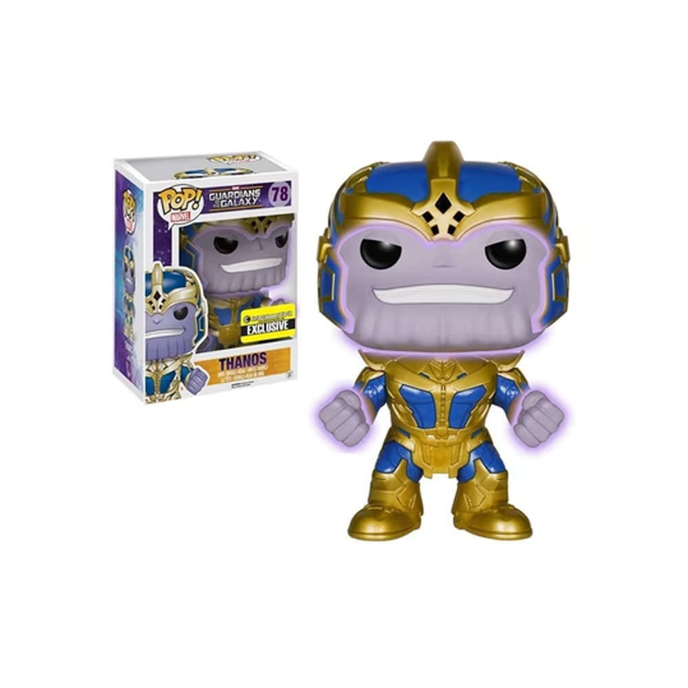 Funko Pop! Marvel Guardians of the Galaxy Thanos Entertainment Earth Exclusive 6 Inch Figure #78